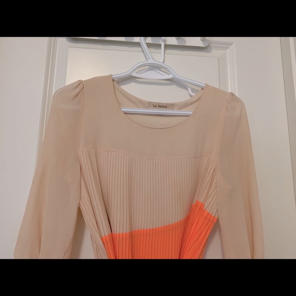 MIDI dress asymmetric design - Picture 2 of 2